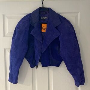 Purple Leather Jacket